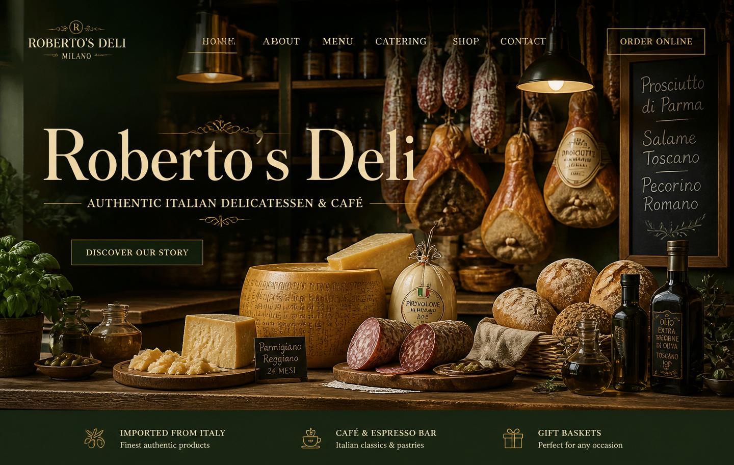 Roberto's Deli — Authentic Italian Café